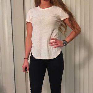 James Perse Light Pink Crew Neck Tee